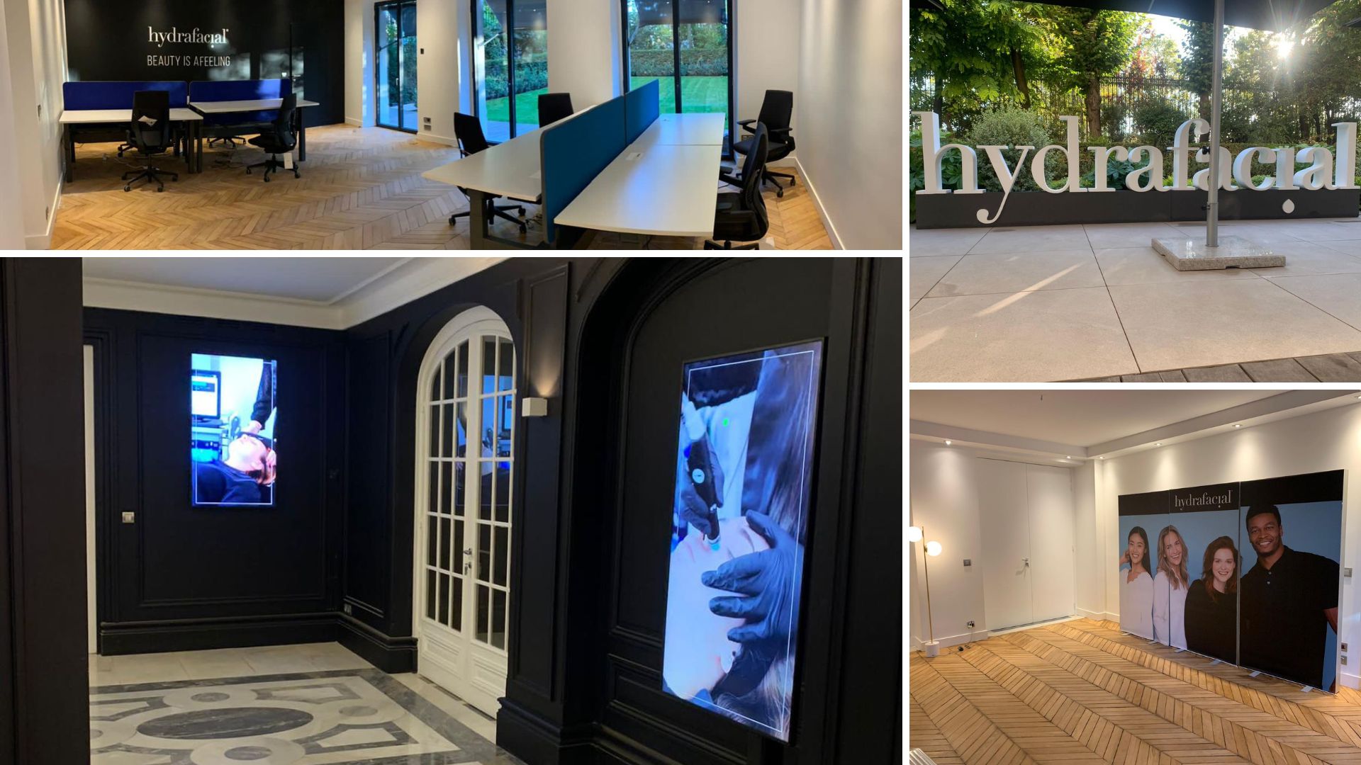 Delivering a vibrant office space for a premium, global skincare brand, Hydrafacial