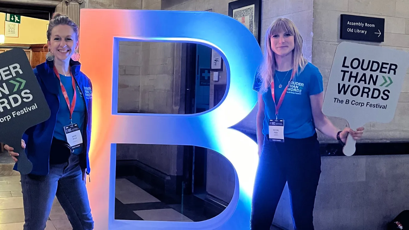 impact, katie and rachel at the b corp