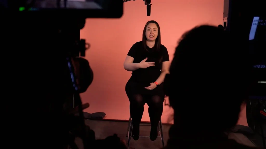 video production - interview BTS